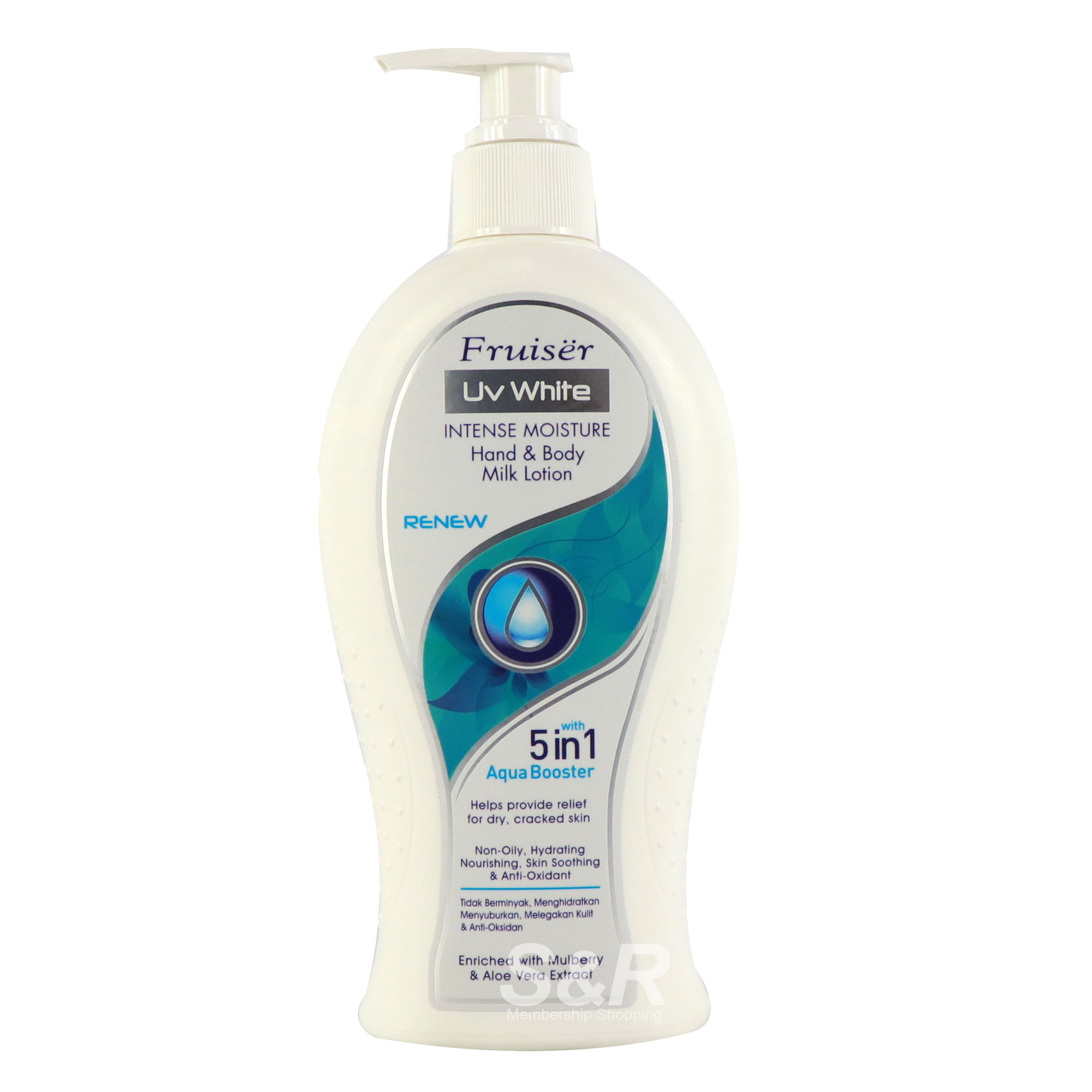 Fruiser UV White Intense Moisture Hand and Body Milk Lotion 400mL Fruiser UV White Intense Moisture Hand and Body Milk Lotion 400mL